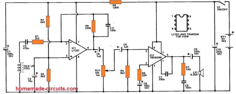 How to Make a Telephone Amplifier Circuit – Homemade Circuit Projects