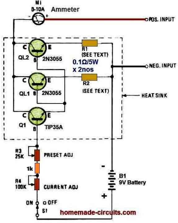 Dummy Load Circuit for Testing Power Supplies