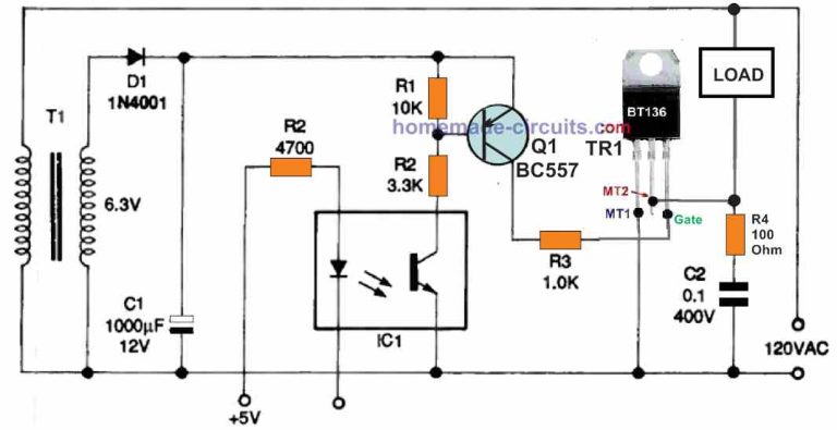 Simple Triac Triggering Circuits Explained – Homemade Circuit Projects