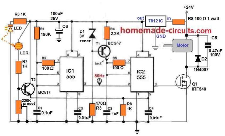 Simple E-Bike Circuit [Electric Bike] – Homemade Circuit Projects