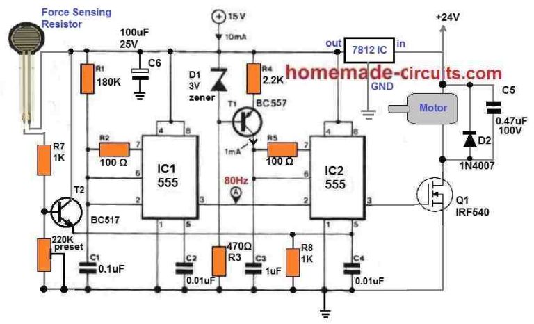 Simple E-Bike Circuit [Electric Bike] - Homemade Circuit Projects