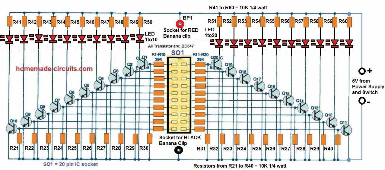 Simple IC Tester Circuit [Test Digital and Analogue ICs] Homemade