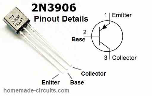2N3906 Datasheet [40V, 200 mA, PNP Transistor] - Homemade Circuit Projects