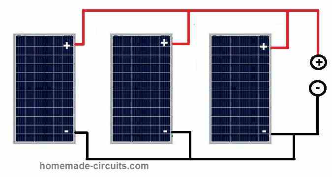 How to Connect Solar Panels in Series and Parallel - Homemade Circuit  Projects
