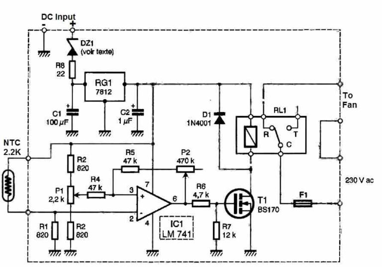 Temperature Controlled DC Fan Circuits – Homemade Circuit Projects