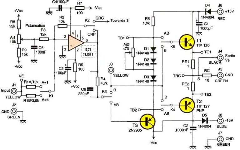 Analyzing Class B and Class AB Amplifier Models – Homemade Circuit Projects