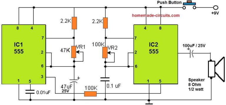 Ding Dong Bell Circuit that Saves Electricity - Homemade Circuit Projects