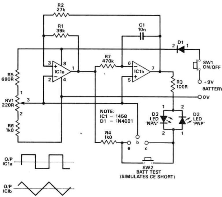 Accurate Transistor Tester Circuits Explored – Homemade Circuit Projects