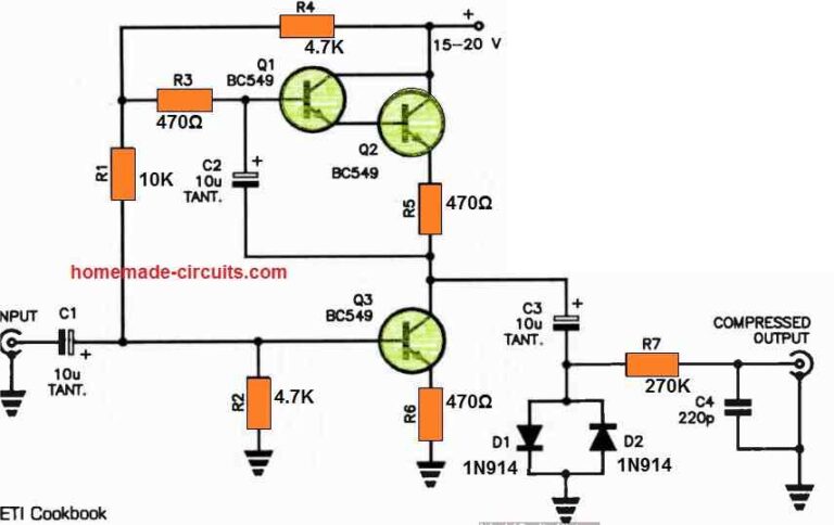 Audio Clipper and Compressor Circuits Explained – Homemade Circuit Projects