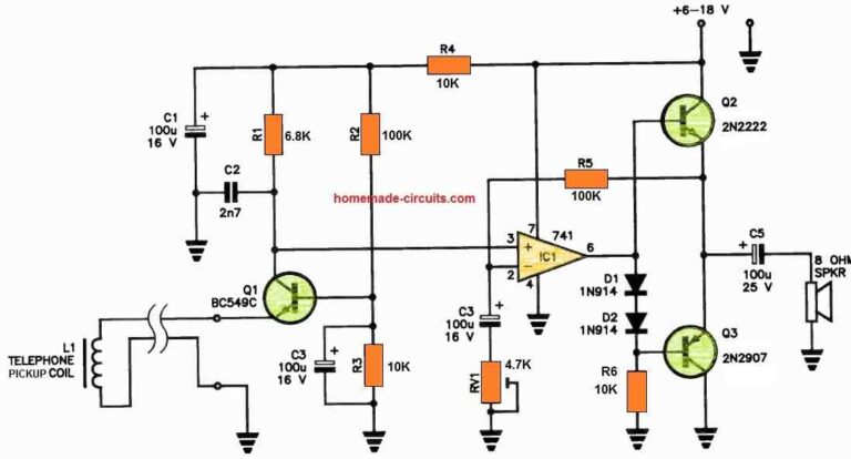 16 Easy IC 741 Op Amp Circuits Explained – Homemade Circuit Projects